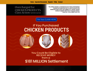 overchargedforchicken.com screenshot