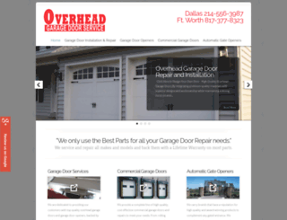overheadgaragedoorservice.com screenshot