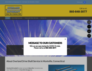 overlanddriveshaft.com screenshot