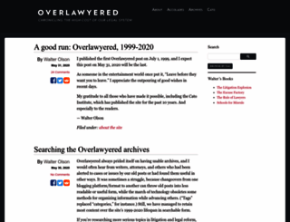 overlawyered.com screenshot
