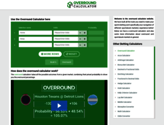 overroundcalculator.com screenshot