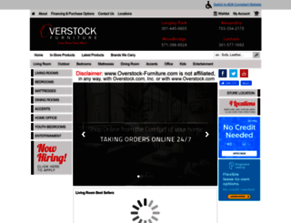 overstock-furniture.com screenshot