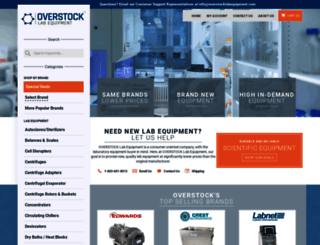 overstocklabequipment.com screenshot