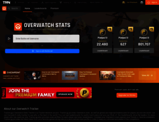 overwatchtracker.com screenshot