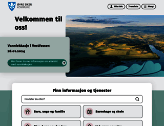 ovre-eiker.kommune.no screenshot