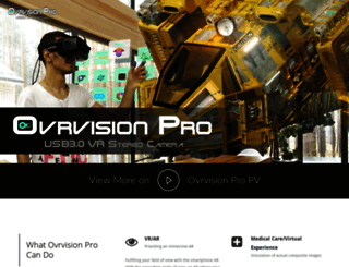ovrvision.com screenshot