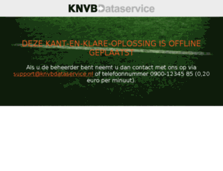 ovv.knvbdataservice.nl screenshot