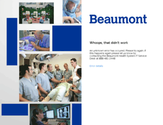 owa.beaumont.edu screenshot