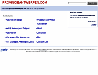 owa.provincieantwerpen.com screenshot