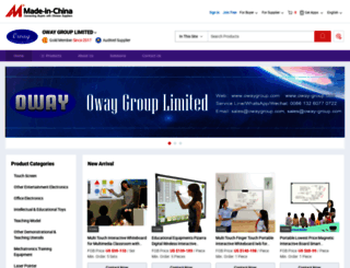 owaysmartboard.en.made-in-china.com screenshot