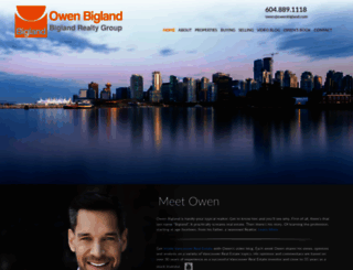 owenbigland.com screenshot