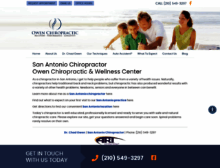 owenchiropractic.com screenshot