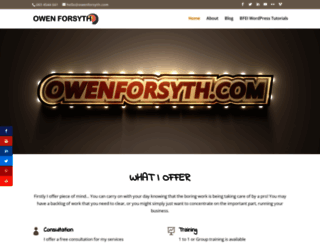 owenforsyth.com screenshot