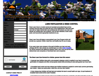 owenlawncare.com screenshot