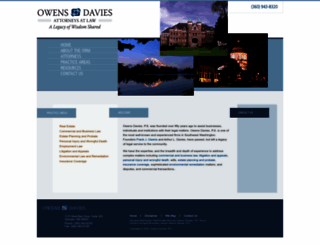 owensdavies.com screenshot