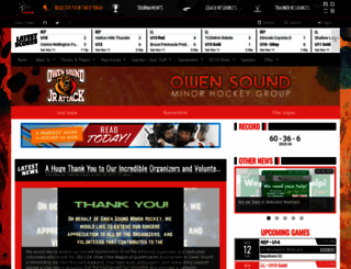 owensoundminorhockey.com screenshot