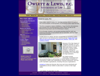 owlettlewis.com screenshot