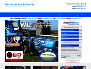 owllocksmithsandsecurity.co.uk screenshot