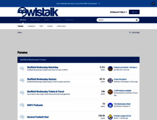 owlstalk.co.uk screenshot