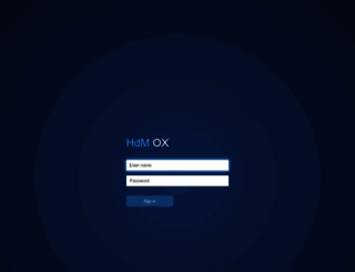 ox.hdm-stuttgart.de screenshot