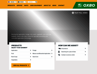 oxbocorp.com screenshot