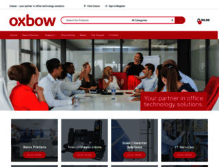 oxbowsa.co.za screenshot
