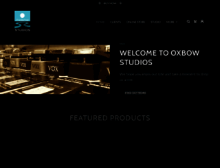 oxbowstudios.com screenshot