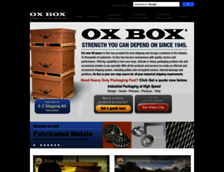 oxbox.com screenshot