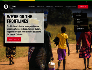 oxfam.ca screenshot