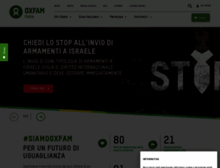 oxfamitalia.org screenshot