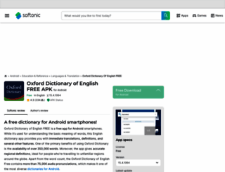 oxford-dictionary-of-english-free.en.softonic.com screenshot