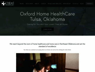 oxford-healthcare.com screenshot
