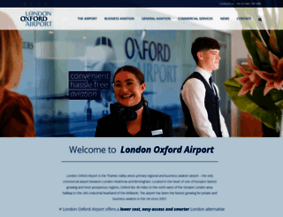 oxfordairport.co.uk screenshot
