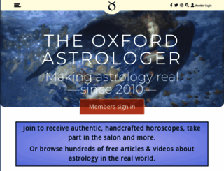 oxfordastrologer.com screenshot