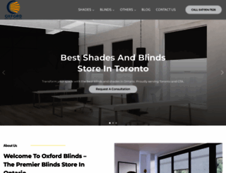 oxfordblinds.ca screenshot