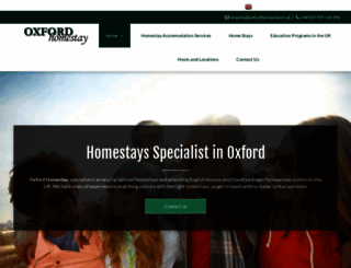 oxfordhomestay.com screenshot
