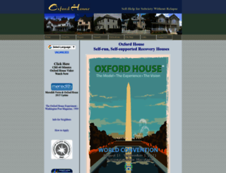 oxfordhouse.org screenshot