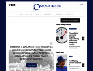 oxfordhouseresearch.com screenshot