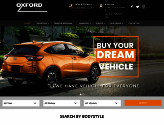 oxfordmotors.ca screenshot