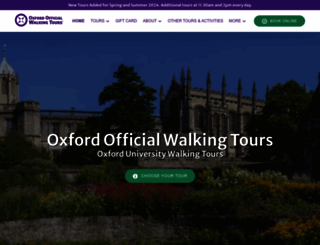 oxfordofficialwalkingtours.org screenshot