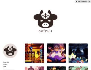 oxfruit.storenvy.com screenshot