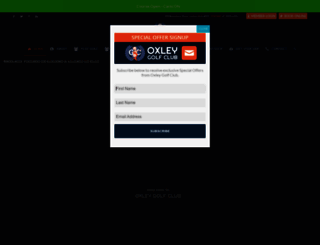 oxleygolfclub.com.au screenshot