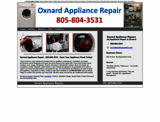 oxnardappliancerepairs.com screenshot