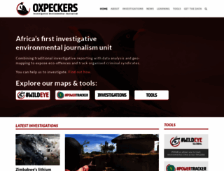 oxpeckers.org screenshot
