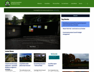 oxtedlimpsfieldresidents.co.uk screenshot