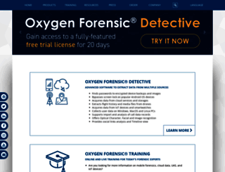 oxygen-forensics.com screenshot