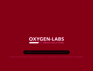 oxygen-labs.de screenshot