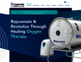 oxygenate.co.za screenshot