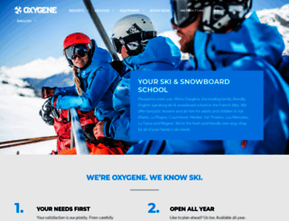 oxygene-ski.com screenshot