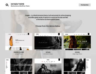 oxygentheme.com screenshot
